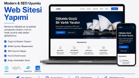  modern ve SEO uyumlu kurumsal web siteleri geliştiririm