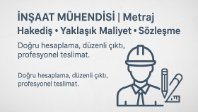 sözleşme ve maliyet analizlerinizi yaparım