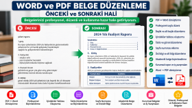 Word ve PDF Belge Düzenleme | Öncesi ve Sonrası