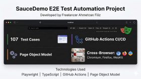 SauceDemo E2E Test Otomasyon Suite