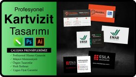 kurumsal kimliğinizi yansıtan kartvizitler tasarlıyorum