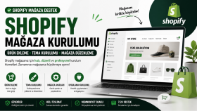 Shopify mağazası için ürün ekleme ve temel kurulum yaparım