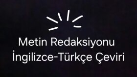 metin redaksiyonu yaparım
