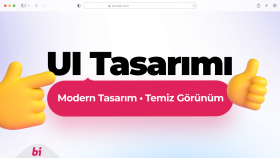 profesyonel ve modern kullanıcı arayüzü UI tasarımı yaparım