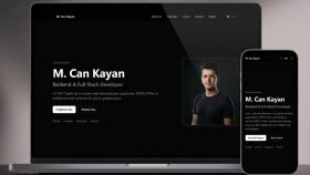 Modern Kişisel Portfolio Web Sitesi | Next.js & React