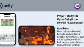 Unity 3D Mobil Oyun Geliştirme (Lava Escape & Wordle)