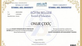 Arel Üniversitesi Yapay Zeka Mühendisliği