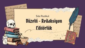 redaksiyon ve düzelti işlemlerinizi uzmanlıkla yapabilirim