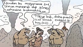 karikatür çiziyorum