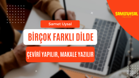 uzman olduğum bir konuda birçok dilde makale yazabilirim