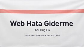 .NET ve PHP web sitelerindeki hataları gideririm