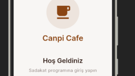 Canpi Cafe Mobil Uygulaması