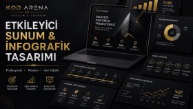 etkileyici sunum ve infografikler tasarlarım