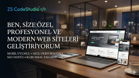 size özel profesyonel ve modern web siteleri geliştiriyorum