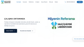 Haliç İş Hijyeni Laboratuvarı Kurumsal Web Sitesi