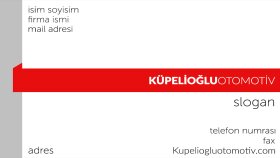 Kartvizit örnekleri