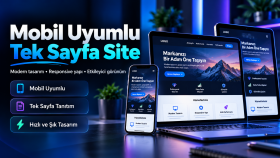 işletmenize özel mobil uyumlu tanıtım web sitesi hazırlarım