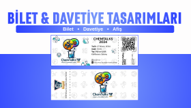 profesyonel ve yaratıcı etkinlik biletleri tasarlarım
