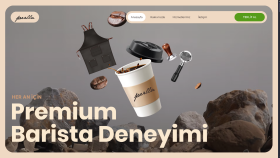 Animasyon Şovuyla Parlattığımız Yeni Girişim Kahve Websitesi
