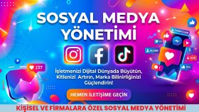 sosyal medya yönetimi yaparım