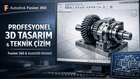 fikirlerinizi fusion 360 ile profesyonel 3D modellerim