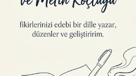 fikirlerinizi şiirsel ve edebi bir dille yazarım