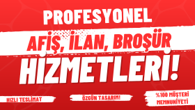 sizler için broşür, el ilanı tasarımlarını yaparım