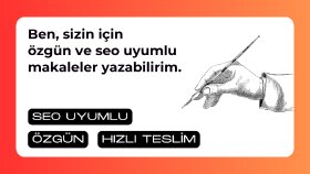 araştırmacı ruhumla özgün yazılar yazabilirim