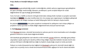 Marka Analizi
