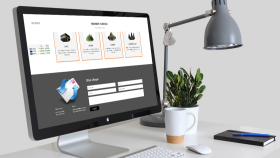 Yönetim panelli Web sitesi örneği