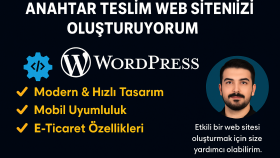 anahtar teslim Wordpress sitelerinizi tasarlayabilirim