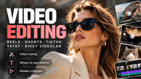 videolarınızı yatay veya dikey formatta düzenlerim