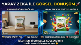 işletmeniz için yapay zeka destekli ürün görseli yaparım