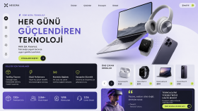 Nexora – Teknoloji E-Ticaret Arayüz Tasarımı