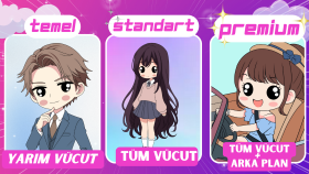 özelleştirilmiş chibi karekterler çizebilirim