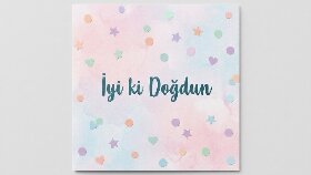 Kişiye Özel Doğum Günü ve Kutlama Kartı Tasarımı