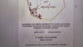 sana davetiye hazırlarım