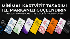 minimalist ve özgün kartvizit tasarımları yaparım