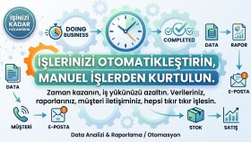 iş süreçlerinizi otomatikleştirip zaman kazandırırım