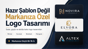 markanıza özel modern ve profesyonel logo tasarımı yaparım