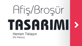dikkat çekici afiş ve broşürleri tasarlarım