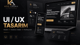 mobil ve web uygulamalarınız için UI/UX tasarlarım