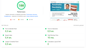 https://drozyesil.com/ GTMetrix PageSpeed Optimizasyonu