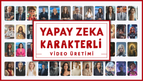 yapay zekayla karakterleri konuşturup video üretirim