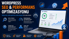 WordPress teknik SEO ve hız optimizasyonu yaparım