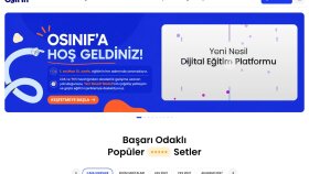 OSINIF – Kişiselleştirilmiş Online Eğitim Platformu