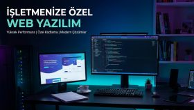 işletmenize özel web yazılım çözümleri sunuyorum