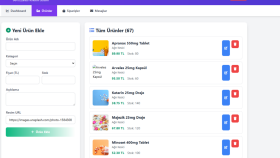 Laravel Admin Panel & Ürün Yönetimi