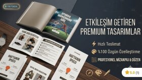 içerikleriniz için profesyonel sunum tasarımı yaparım