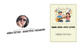davetiye tasarımı yaparım